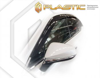 2 099 р. Дефлектора окон CA-Plastic  Lexus RX500h  AL30 (2022-2025) (серия Сlassic полупрозрачный, без хром. молдинга)  с доставкой в г. Нижний Новгород. Увеличить фотографию 2