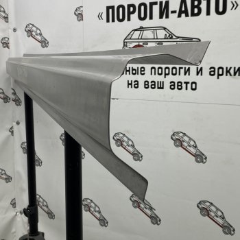 5 649 р. Комплект порогов (Ремкомплект) полный профиль Пороги-Авто  Лада Приора  2172 (2008-2015) хэтчбек дорестайлинг, хэтчбек рестайлин (холоднокатаная сталь 1 мм)  с доставкой в г. Нижний Новгород. Увеличить фотографию 1