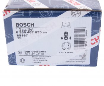 2 399 р. Колодки тормозные задние барабанные (4шт.) BOSCH Ford Focus 1 хэтчбэк 5 дв. дорестайлинг (1998-2002)  с доставкой в г. Нижний Новгород. Увеличить фотографию 4