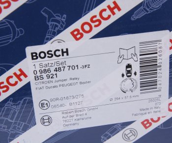 4 299 р. Колодки тормозные задние барабанные 4шт. BOSCH Fiat Ducato 244 (2002-2012)  с доставкой в г. Нижний Новгород. Увеличить фотографию 4