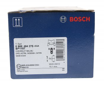 3 599 р. Колодки тормозные передние R17 (4шт.) BOSCH Opel Astra J GTC (2011-2018)  с доставкой в г. Нижний Новгород. Увеличить фотографию 3