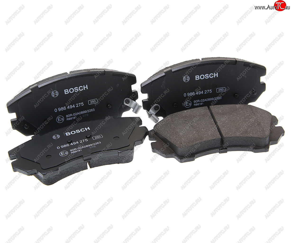 3 599 р. Колодки тормозные передние R17 (4шт.) BOSCH Opel Astra J GTC (2011-2018)  с доставкой в г. Нижний Новгород