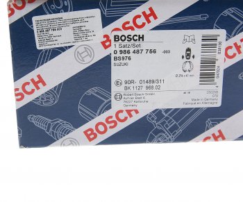 3 699 р. Колодки тормозные задние (4шт.) BOSCH Suzuki Grand Vitara JT 3 двери 2-ой рестайлинг (2012-2016)  с доставкой в г. Нижний Новгород. Увеличить фотографию 4