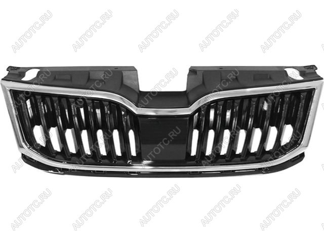 5 499 р. Решетка радиатора (пр-во Китай) BODYPARTS  Skoda Octavia  A7 (2016-2020) рестайлинг лифтбэк, рестайлинг универсал (молдинг хром)  с доставкой в г. Нижний Новгород