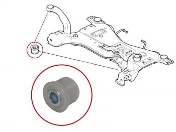 Опора двигателя передней SAT Ford C-max Mk1 доресталинг (2003-2007)