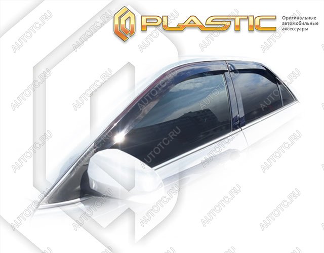 2 159 р.  Дефлектора окон CA-Plastic  Toyota Camry  XV55 (2014-2017) 1-ый рестайлинг (серия Classic черный)  с доставкой в г. Нижний Новгород