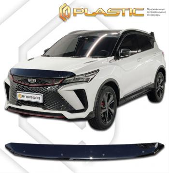 Дефлектор капота (р. РФ) CA-Plastic Geely (Джили) Coolray (Кулрей)  SX11 (2023-2024) SX11 рестайлинг