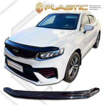 Дефлектор капота CA-Plastic Geely (Джили) Tugella (тугелла)  FY11,HPBA4 (2019-2024) FY11,HPBA4 дорестайлинг, рестайлинг