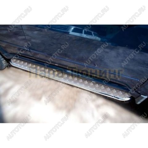 35 549 р. Пороги труба с листом SLITKOFF  Hyundai Tucson  TL (2015-2018) дорестайлинг (Лист нержавейка, профиль нержавейка)  с доставкой в г. Нижний Новгород