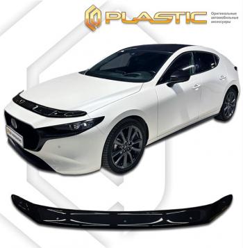 Дефлектор капота CA-Plastic Mazda (Мазда) 3/Axela (ахелла)  BP (2019-2024) BP хэтчбэк