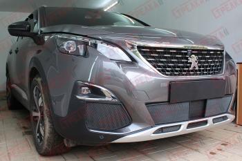 3 179 р. Защита радиатора (боковые) Стрелка11 Стандарт Peugeot 3008 2 (2016-2024) (черные)  с доставкой в г. Нижний Новгород. Увеличить фотографию 2