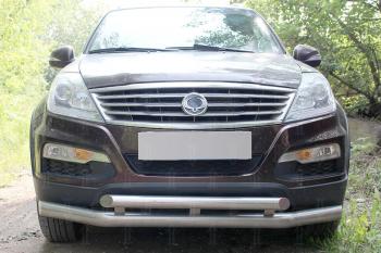 Защита радиатора Стрелка11 Стандарт SSANGYONG Rexton Y250 (2006-2012) ()