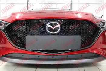 Зимняя заглушка решетки радиатора (низ) Стрелка11 Mazda 3/Axela BP хэтчбэк (2019-2025) ()