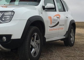 7 649 р. Накладки на колесные арки Артформ Renault Duster HS рестайлинг (2015-2021)  с доставкой в г. Нижний Новгород. Увеличить фотографию 3