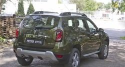 1 599 р. Защитная накладка на задний бампер RA v4  Renault Duster  HS (2015-2021) рестайлинг  с доставкой в г. Нижний Новгород. Увеличить фотографию 2