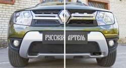 1 139 р. Защитная сетка решетки радиатора РА Renault Duster HS рестайлинг (2015-2021)  с доставкой в г. Нижний Новгород. Увеличить фотографию 4