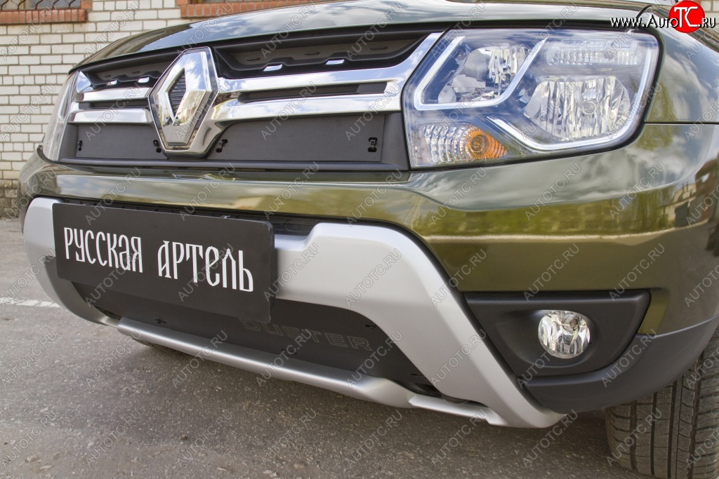 489 р. Зимняя заглушка решетки радиатора РА  Renault Duster  HS (2015-2021) рестайлинг  с доставкой в г. Нижний Новгород