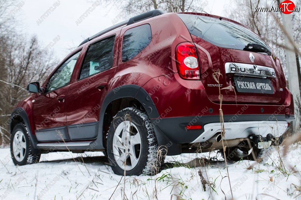 7 999 р. Диффузор заднего бампера RA Renault Duster HS дорестайлинг (2010-2015)  с доставкой в г. Нижний Новгород