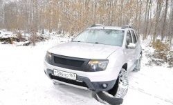 4 599 р. Решётка радиатора DM-Style Renault Duster HS дорестайлинг (2010-2015) (Без сетки, Неокрашенная глянец (под окраску))  с доставкой в г. Нижний Новгород. Увеличить фотографию 4