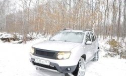 4 599 р. Решётка радиатора DM-Style Renault Duster HS дорестайлинг (2010-2015) (Без сетки, Неокрашенная глянец (под окраску))  с доставкой в г. Нижний Новгород. Увеличить фотографию 5