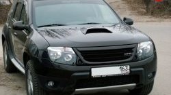 4 399 р. Решётка радиатора Next №2 Renault Duster HS дорестайлинг (2010-2015) (Неокрашенная)  с доставкой в г. Нижний Новгород. Увеличить фотографию 2