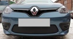 1 469 р. Сетка на бампер Russtal (черная) Renault Fluence дорестайлинг (2010-2012)  с доставкой в г. Нижний Новгород. Увеличить фотографию 3