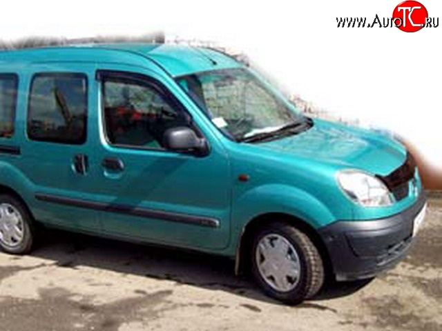 1 799 р. Дефлекторы окон (ветровики) Novline 2 шт. Renault Kangoo KC рестайлинг (2003-2007)  с доставкой в г. Нижний Новгород