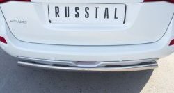 18 549 р. Защита заднего бампера (Ø75x42 мм, нержавейка) Russtal Renault Koleos 1 Phase 2 (2011-2013)  с доставкой в г. Нижний Новгород. Увеличить фотографию 4