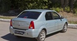 999 р. Защитная накладка на задний бампер RA Renault Logan 1 дорестайлинг (2004-2010)  с доставкой в г. Нижний Новгород. Увеличить фотографию 2