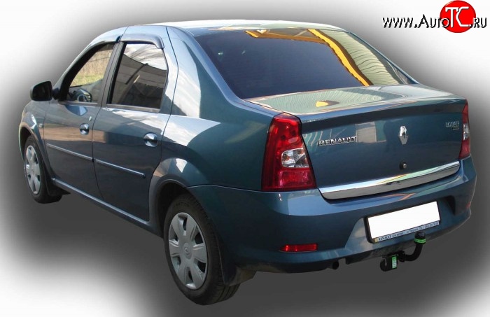 7 399 р. Фаркоп Лидер Плюс Renault Logan 1 дорестайлинг (2004-2010) (Без электропакета)  с доставкой в г. Нижний Новгород