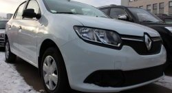 1 469 р. Сетка в решетку радиатора Russtal Renault Logan 2 дорестайлинг (2014-2018) (черная)  с доставкой в г. Нижний Новгород. Увеличить фотографию 2