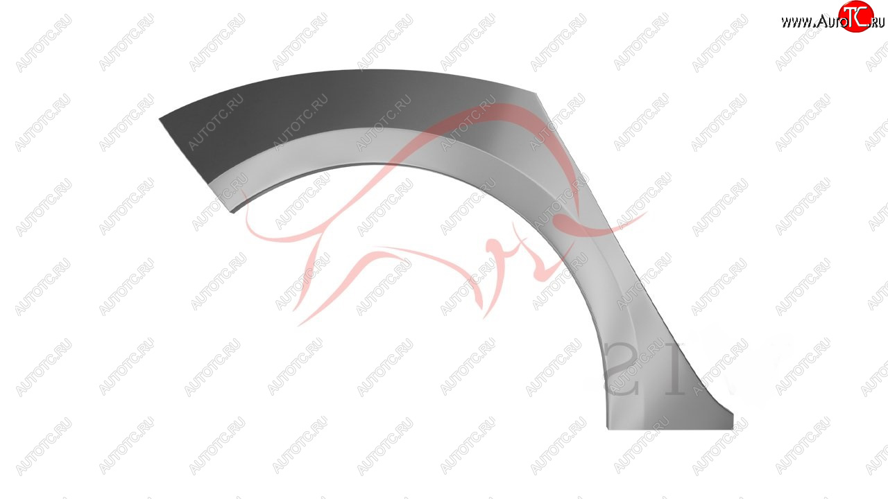 2 189 р. Правая задняя ремонтная арка (внешняя) Wisentbull  Renault Megane  универсал (2016-2024)  дорестайлинг  с доставкой в г. Нижний Новгород