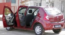 1 589 р. Накладки порожков салона RA  Renault Sandero  (BS) (2009-2014) (Комплект (передние+задние))  с доставкой в г. Нижний Новгород. Увеличить фотографию 6