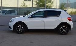 3 699 р. Комплект накладок на арки KART RS NEW Renault Sandero (B8) дорестайлинг (2014-2018) (Неокрашенные)  с доставкой в г. Нижний Новгород. Увеличить фотографию 5