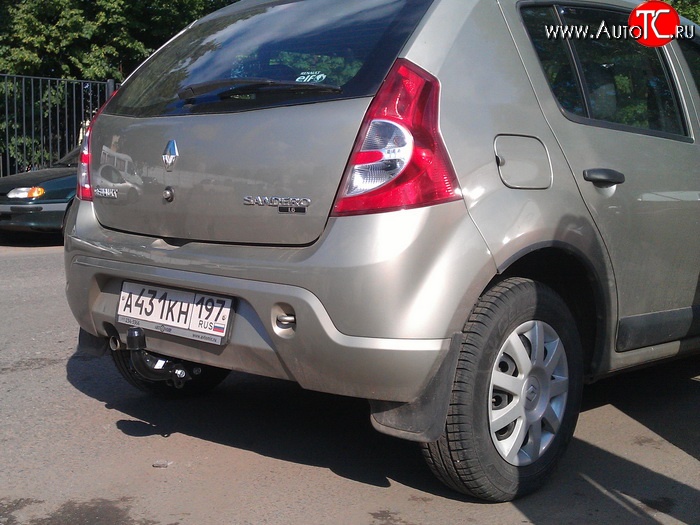 11 099 р. Фаркоп (хетчбек) NovLine  Renault Sandero  (BS) (2009-2014)  с доставкой в г. Нижний Новгород