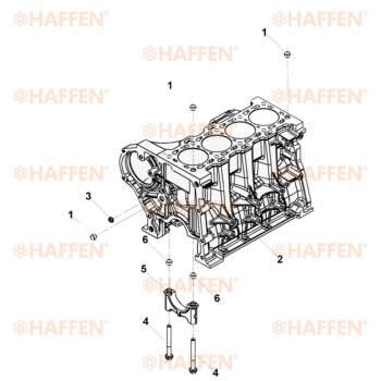 85 999 р. Блок цилиндров ISF 2.8 HAFFEN Foton Aumark (BJ10) (2010-2024)  с доставкой в г. Нижний Новгород. Увеличить фотографию 11