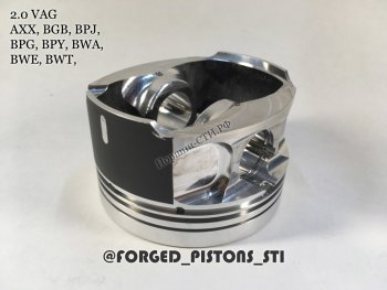 Поршни (VolksWagen 2,0 AXX (CR=10,5) кольца 1,2/1,5/2,0) СТИ Audi A3 8PA хэтчбэк 5 дв. 2-ой рестайлинг (2008-2010)  (диаметр поршня: 82,50 мм)