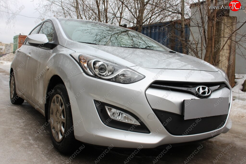 3 179 р.           Защита радиатора Hyundai i30 2013-2015 black  Hyundai I30  2 GD (2011-2015) дорестайлинг универсал, дорестайлинг, хэтчбэк 5 дв. (черная)  с доставкой в г. Нижний Новгород