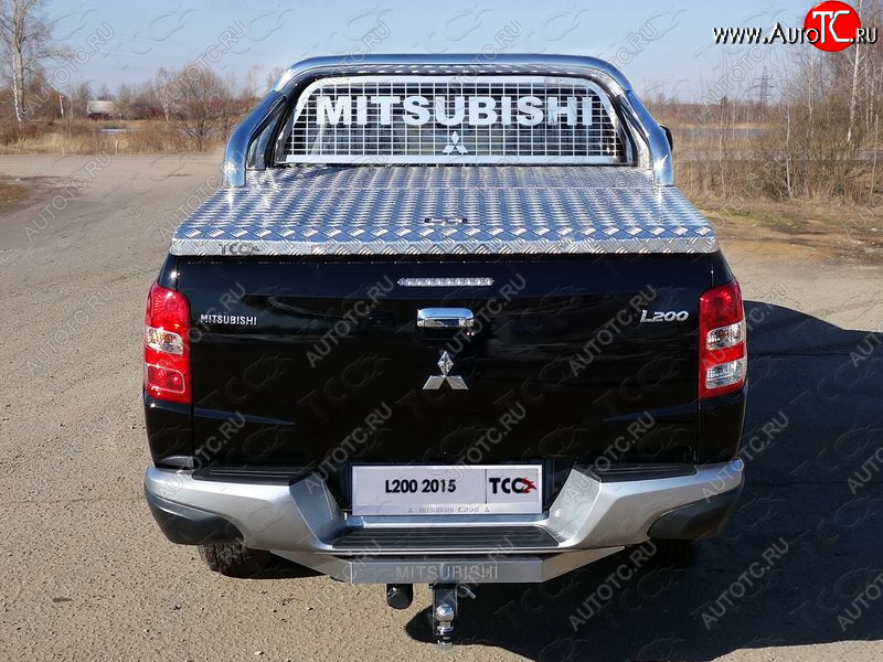 73 399 р. Крышка багажника (алюминий) TCC  Mitsubishi L200  5 KK,KL (2018-2022) рестайлинг  с доставкой в г. Нижний Новгород