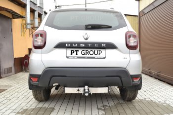 18 399 р. Фаркоп (с нержавеющей накладкой) Petroil Tuning Renault Duster HM (2020-2024) (Без заглушки )  с доставкой в г. Нижний Новгород. Увеличить фотографию 6