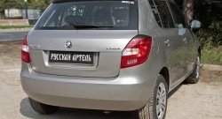 1 209 р. Реснички на фонари RA Skoda Combi универсал (2010-2013) (Неокрашенные)  с доставкой в г. Нижний Новгород. Увеличить фотографию 2