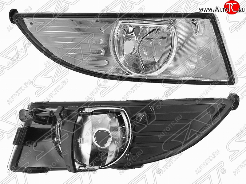 1 589 р. Правая противотуманная фара SAT (под одну лампу) Skoda Fabia Mk2 хэтчбэк рестайлинг (2010-2014)  с доставкой в г. Нижний Новгород