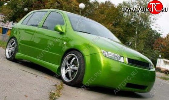 25 699 р. Передний бампер F1 Skoda Fabia Mk1 седан рестайлинг (2004-2008)  с доставкой в г. Нижний Новгород