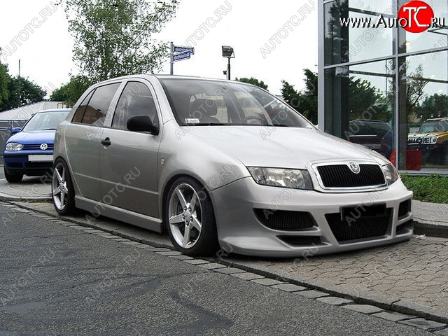 25 699 р. Передний бампер Weber Sport Skoda Fabia Mk1 седан рестайлинг (2004-2008)  с доставкой в г. Нижний Новгород