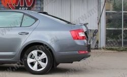 5 849 р. Спойлер RS Skoda Octavia A7 дорестайлинг лифтбэк (2012-2017) (Неокрашенный)  с доставкой в г. Нижний Новгород. Увеличить фотографию 6