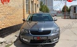 1 999 р. Вставки в нижнюю часть бампера в стиле RS Skoda Octavia A7 дорестайлинг лифтбэк (2012-2017) (Неокрашенные)  с доставкой в г. Нижний Новгород. Увеличить фотографию 2