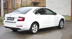 899 р. Реснички на фонари RA Skoda Octavia A7 дорестайлинг лифтбэк (2012-2017) (Неокрашенные)  с доставкой в г. Нижний Новгород. Увеличить фотографию 2