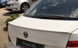 Лип спойлер CT Skoda Octavia A7 дорестайлинг лифтбэк (2012-2017)