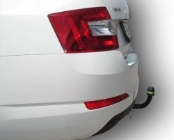 16 349 р. Фаркоп Лидер Плюс.  Skoda Octavia  A7 (2012-2020) дорестайлинг лифтбэк, рестайлинг лифтбэк (Без электропакета)  с доставкой в г. Нижний Новгород. Увеличить фотографию 3