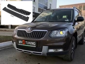 2 999 р. Заглушка воздухозаборника бампера (нижняя, OUTDOOR) MV-Tuning  Skoda Yeti (2013-2018) (Текстурная поверхность)  с доставкой в г. Нижний Новгород. Увеличить фотографию 2